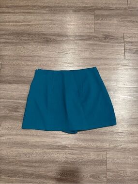 Endless Rose Teal Mini Skirt